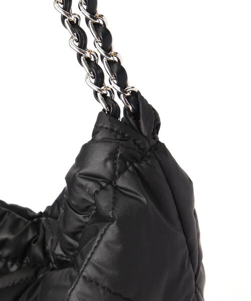 FREE'S MART（フリーズマート）の「◆キルティングチェーンバッグ（ハンドバッグ・レディース・ブラック/ブルー・ﾌﾘ-）」の11枚目の写真