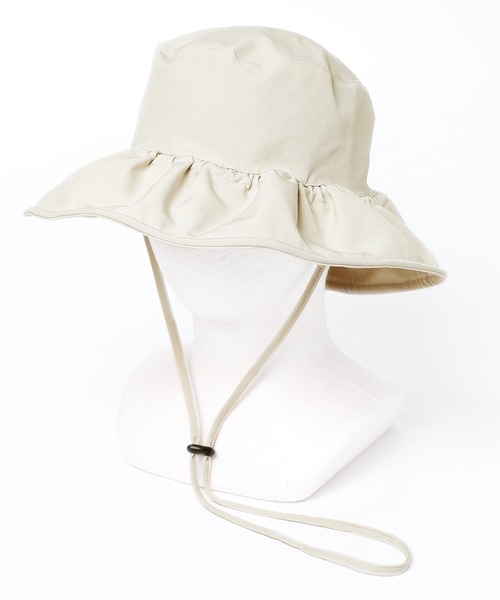 14+(イチヨンプラス)の「撥水シャーリングハット(Tシャツ/カットソー・レディース・ベージュ/グリーン/グレー・M)」の17枚目の写真