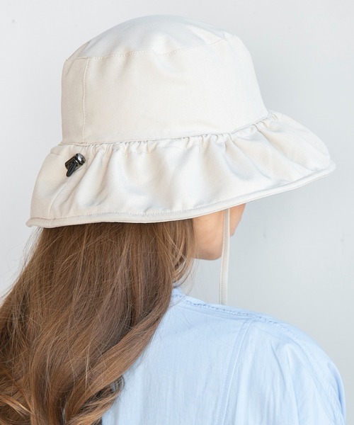 14+(イチヨンプラス)の「撥水シャーリングハット(Tシャツ/カットソー・レディース・ベージュ/グリーン/グレー・M)」の14枚目の写真