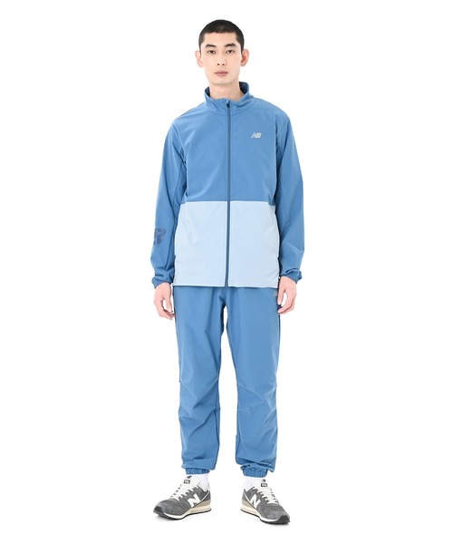 NEW BALANCE(ニューバランス)の「パフォーマンスウーブンジャケット(ジャージ・メンズ・ブラック/ブルー・SMALL/XX-LARGE/X-LARGE/LARGE/MEDIUM)」の19枚目の写真