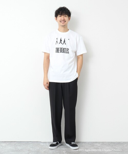 GOOD ROCK SPEED（グッドロックスピード）の「【GOOD ROCK SPEED】別注 THE BEATLES abbey road T 25SS（Tシャツ/カットソー・メンズ・ホワイト/ブラック/グレー・S/M/L）」の4枚目の写真