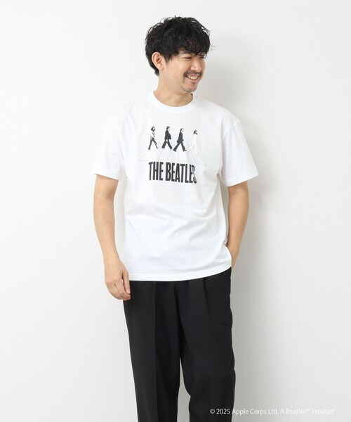 GOOD ROCK SPEED（グッドロックスピード）の「【GOOD ROCK SPEED】別注 THE BEATLES abbey road T 25SS（Tシャツ/カットソー・メンズ・ホワイト/ブラック/グレー・S/M/L）」の6枚目の写真