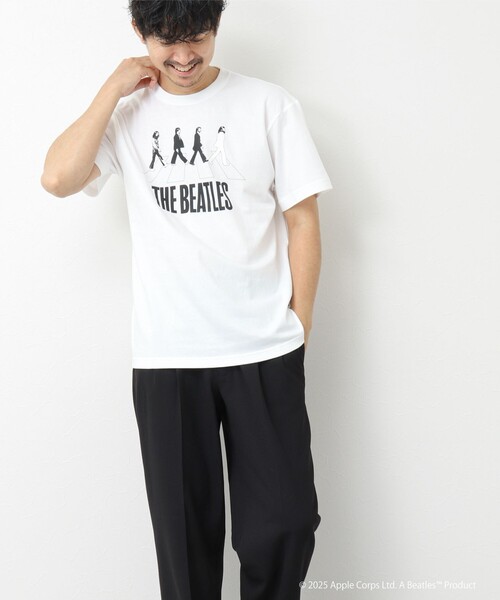 GOOD ROCK SPEED（グッドロックスピード）の「【GOOD ROCK SPEED】別注 THE BEATLES abbey road T 25SS（Tシャツ/カットソー・メンズ・ホワイト/ブラック/グレー・S/M/L）」の7枚目の写真