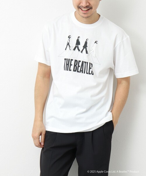 GOOD ROCK SPEED（グッドロックスピード）の「【GOOD ROCK SPEED】別注 THE BEATLES abbey road T 25SS（Tシャツ/カットソー・メンズ・ホワイト/ブラック/グレー・S/M/L）」の8枚目の写真