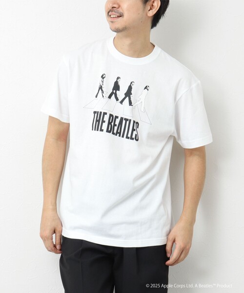 GOOD ROCK SPEED（グッドロックスピード）の「【GOOD ROCK SPEED】別注 THE BEATLES abbey road T 25SS（Tシャツ/カットソー・メンズ・ホワイト/ブラック/グレー・S/M/L）」の9枚目の写真