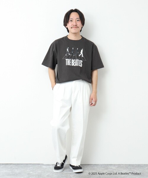 GOOD ROCK SPEED（グッドロックスピード）の「【GOOD ROCK SPEED】別注 THE BEATLES abbey road T 25SS（Tシャツ/カットソー・メンズ・ホワイト/ブラック/グレー・S/M/L）」の19枚目の写真
