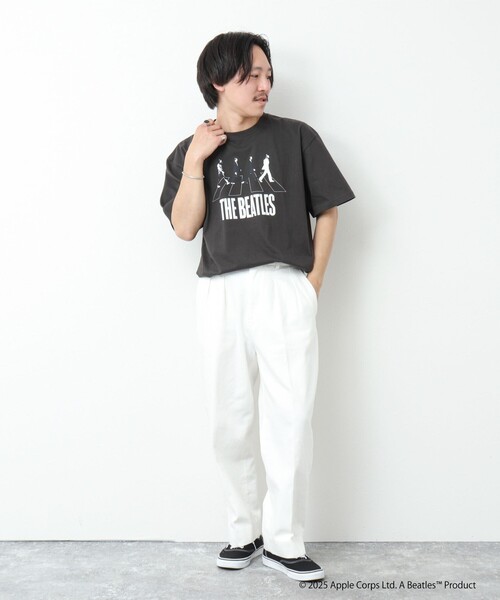 GOOD ROCK SPEED（グッドロックスピード）の「【GOOD ROCK SPEED】別注 THE BEATLES abbey road T 25SS（Tシャツ/カットソー・メンズ・ホワイト/ブラック/グレー・S/M/L）」の20枚目の写真