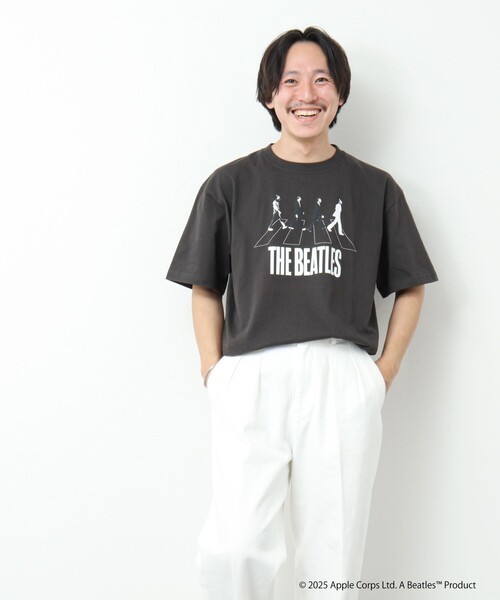 GOOD ROCK SPEED（グッドロックスピード）の「【GOOD ROCK SPEED】別注 THE BEATLES abbey road T 25SS（Tシャツ/カットソー・メンズ・ホワイト/ブラック/グレー・S/M/L）」の21枚目の写真