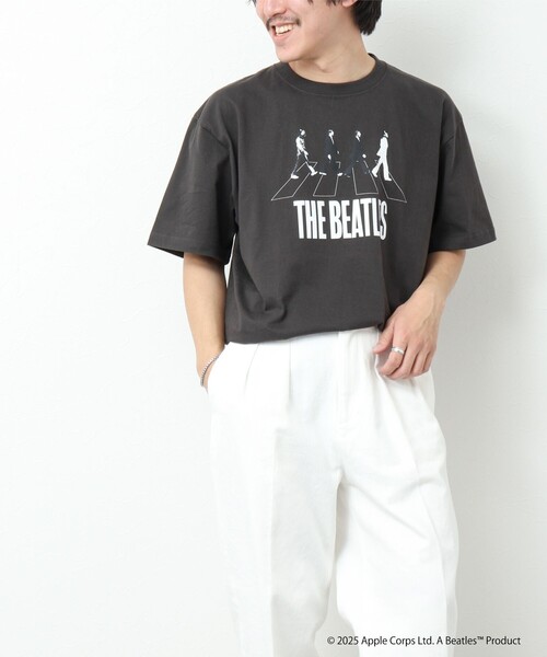 GOOD ROCK SPEED（グッドロックスピード）の「【GOOD ROCK SPEED】別注 THE BEATLES abbey road T 25SS（Tシャツ/カットソー・メンズ・ホワイト/ブラック/グレー・S/M/L）」の22枚目の写真