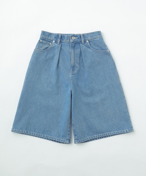 ROSE BUD（ローズバッド）の「(GENE HEAVENS)バミューダ ハーフ デニム パンツ（デニムパンツ・レディース・ブルー/ブラック・S/M/L）」の14枚目の写真