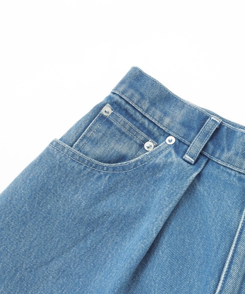 ROSE BUD（ローズバッド）の「(GENE HEAVENS)バミューダ ハーフ デニム パンツ（デニムパンツ・レディース・ブルー/ブラック・S/M/L）」の16枚目の写真