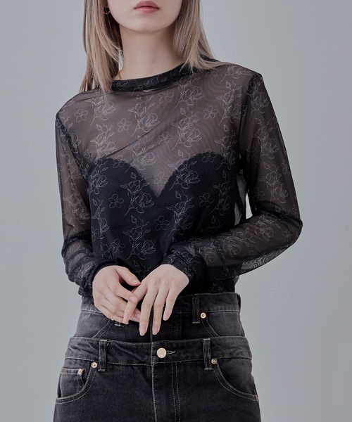 トップス ritooka LAGUA GEM | SIDE GATHER RIBBON トップス (Tシャツ・カットソー