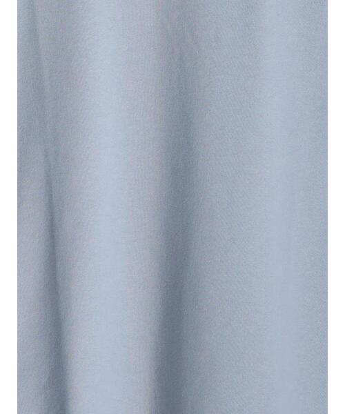 Samansa Mos2 blue（サマンサモスモスブルー）の「裏毛発泡ラメロゴプルオーバー（Tシャツ/カットソー・レディース・ミント/オフホワイト/ブルー/チャコールグレー/トップグレー・F）」の15枚目の写真