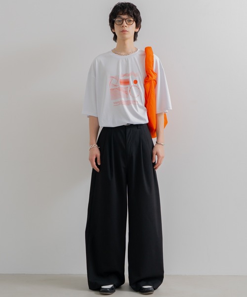 SINSS（シンス）の「Geometric design T-shirt / ジオメトリックデザインTシャツ（Tシャツ/カットソー・メンズ・C/D/E/F/A/H/B/G/I・SMALL/MEDIUM/LARGE/X-SMALL/XX-SMALL）」の22枚目の写真