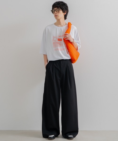 SINSS（シンス）の「Geometric design T-shirt / ジオメトリックデザインTシャツ（Tシャツ/カットソー・メンズ・C/D/E/F/A/H/B/G/I・SMALL/MEDIUM/LARGE/X-SMALL/XX-SMALL）」の10枚目の写真