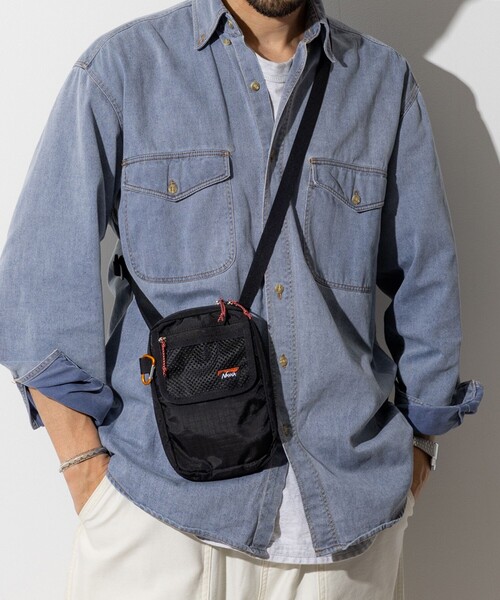 NANGA(ナンガ)の「NANGA/ナンガ NANGA × SPEAKEASY/ナンガ × スピークイージー/MULTI POUCH/マルチポーチ/ショルダーバッグ(ショルダーバッグ・メンズ・カーキ/ブラック/ベージュ系・ONE SIZE)」の2枚目の写真