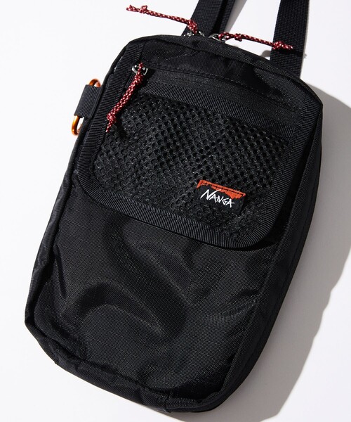 NANGA SPEAKEASYカーキ メッシュポケット リュック・バックパック