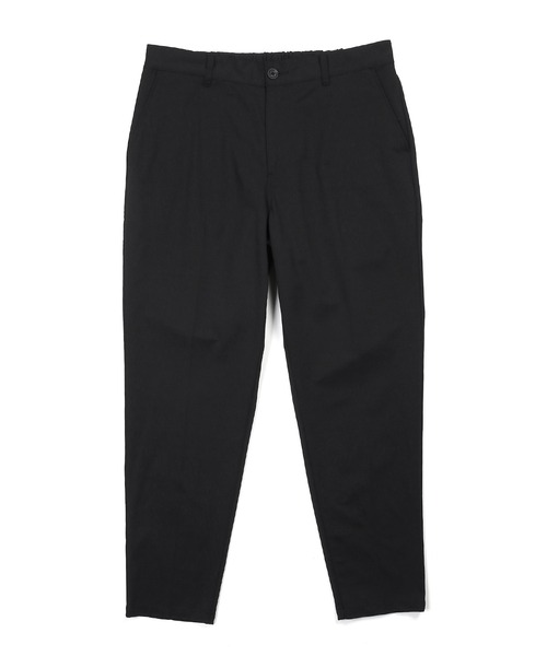 The DUFFER of ST.GEORGE（ザダファーオブセントジョージ）の「TECHNICAL MESH SET UP BASIC FIT SLACKS：セットアップ テクニカルメッシュ ベーシックスラックス（スラックス・メンズ・ブラック/チャコールグレー・SMALL/X-LARGE/LARGE/MEDIUM）」の9枚目の写真