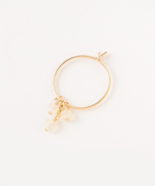 セール】＜mounir＞MINI OPAL HOOPS/ピアス（ピアス（両耳用