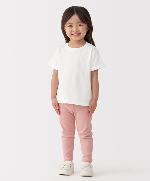 無印良品(ムジルシリョウヒン)の「ベビー あたまするっと 天竺編みクルーネック半袖Tシャツ 無地(Tシャツ/カットソー・キッズ・オフホワイト/ライトブルー/グレー系/ライトピンク/ライトイエロー・90/80/100)」の15枚目の写真