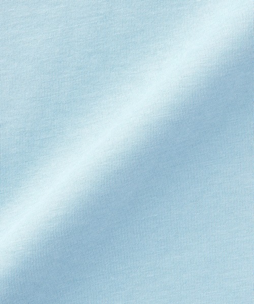 無印良品(ムジルシリョウヒン)の「ベビー あたまするっと 天竺編みクルーネック半袖Tシャツ 無地(Tシャツ/カットソー・キッズ・オフホワイト/ライトブルー/グレー系/ライトピンク/ライトイエロー・90/80/100)」の9枚目の写真