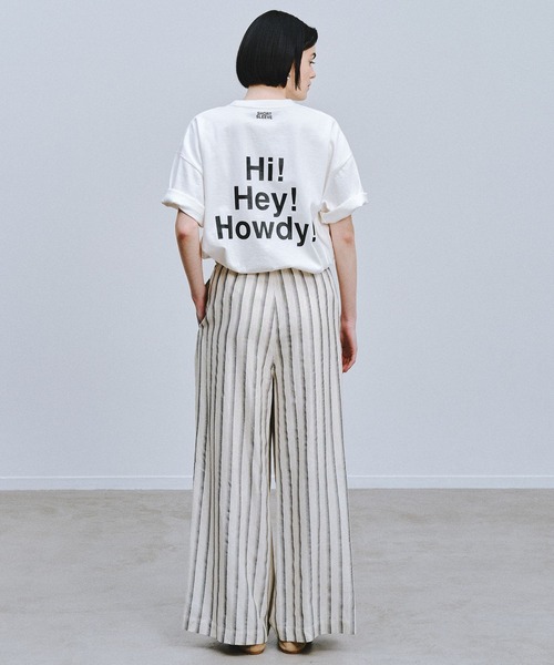 AMERICAN RAG CIE（アメリカンラグシー）の「【AMERICAN RAG CIE】3H Tシャツ（ユニセックス）（Tシャツ/カットソー・レディース・ホワイト/ブラック・LARGE/MEDIUM）」の6枚目の写真