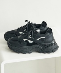 Au BANNISTER | 【販売店舗限定】厚底/軽量 メタリックポイント スニーカー(スニーカー)