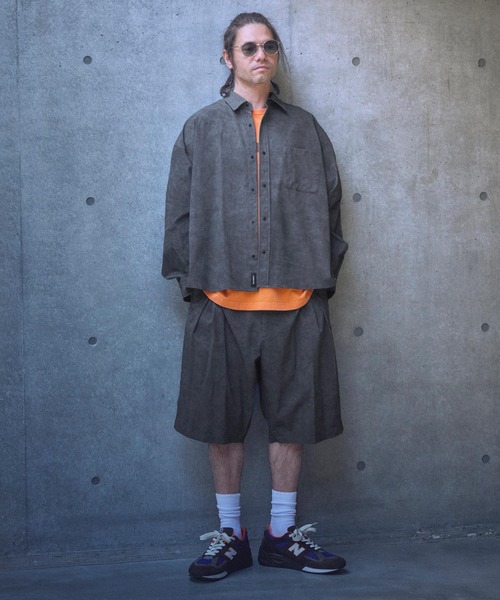 ADAM PATEK（アダムパテック）の「ms6011-uneven dyeing shirt シャツ（シャツ/ブラウス・メンズ・グレー/ブラック/ホワイト・2/1）」の13枚目の写真