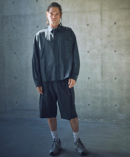 ADAM PATEK（アダムパテック）の「ms6011-uneven dyeing shirt シャツ（シャツ/ブラウス・メンズ・グレー/ブラック/ホワイト・2/1）」の19枚目の写真