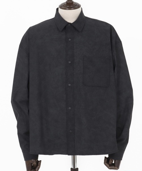 ADAM PATEK（アダムパテック）の「ms6011-uneven dyeing shirt シャツ（シャツ/ブラウス・メンズ・グレー/ブラック/ホワイト・2/1）」の21枚目の写真