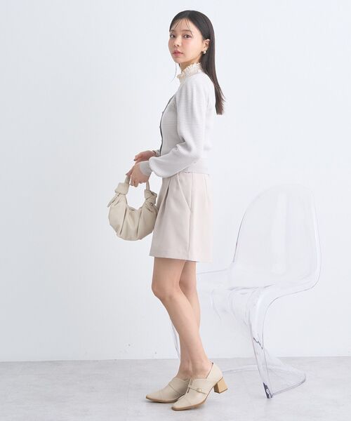 earth music&ecology（アースミュージックアンドエコロジー）の「レースドッキングタンクトップ（タンクトップ・レディース・オレンジ系その他/グレー/ブラック/アイボリー・M/S）」の21枚目の写真