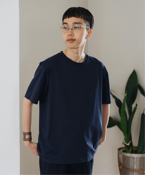 SUNSPEL(サンスペル)の「SUNSPEL (サンスペル) 別注 ミッドウェイト Tシャツ(Tシャツ/カットソー・メンズ・ホワイト/ネイビー・MEDIUM/X-LARGE/LARGE)」の9枚目の写真