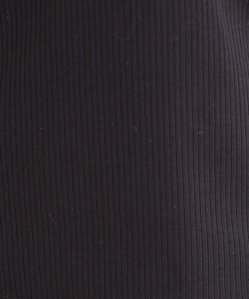 DRESKIP（ドレスキップ）の「【S-LL】1枚でもインナーでも テレコ5分袖トップス（Tシャツ/カットソー・レディース・グリーン系/オフホワイト/ホワイト系5/ブラック・01/02/03/04）」の12枚目の写真