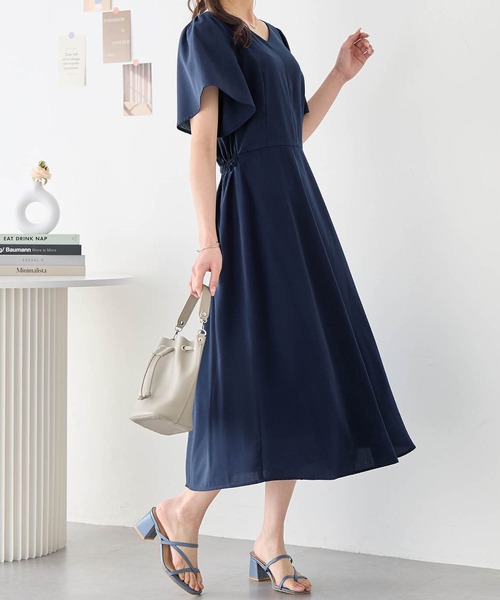 alotta(アロッタ)の「骨格別ワンピ【ストレート】(ワンピース・レディース・ネイビー/ピンク・3L/LL/L/M)」の12枚目の写真