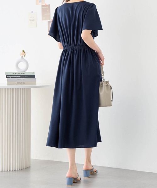 alotta(アロッタ)の「骨格別ワンピ【ストレート】(ワンピース・レディース・ネイビー/ピンク・3L/LL/L/M)」の13枚目の写真