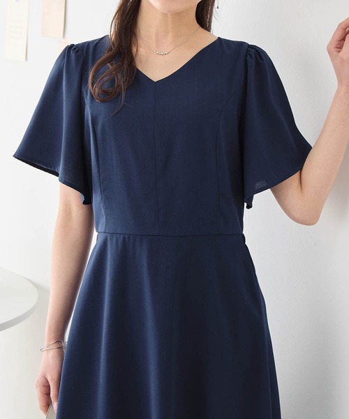 alotta(アロッタ)の「骨格別ワンピ【ストレート】(ワンピース・レディース・ネイビー/ピンク・3L/LL/L/M)」の15枚目の写真
