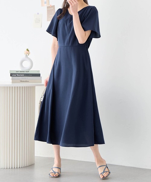 alotta(アロッタ)の「骨格別ワンピ【ストレート】(ワンピース・レディース・ネイビー/ピンク・3L/LL/L/M)」の16枚目の写真