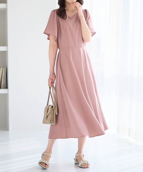 alotta(アロッタ)の「骨格別ワンピ【ストレート】(ワンピース・レディース・ネイビー/ピンク・3L/LL/L/M)」の21枚目の写真