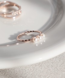 CLETTE（クレット）の「トリニティパールリング（リング）」