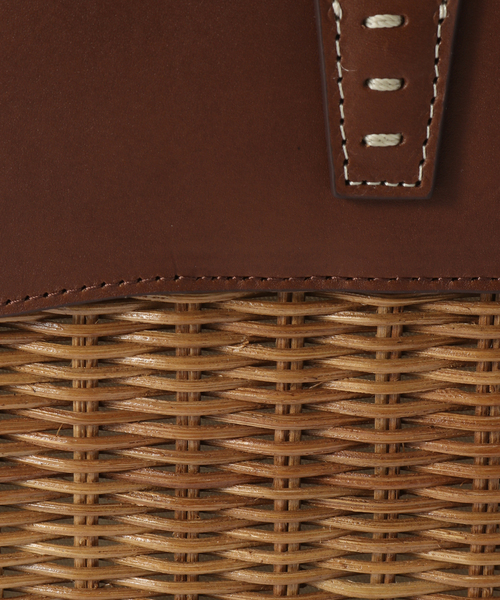 IENA（イエナ）の「A VACATION/ア ヴァケーション RATTAN M バッグ 25SSA97-00-25（かごバッグ・レディース・ブラウン・FREE）」の5枚目の写真
