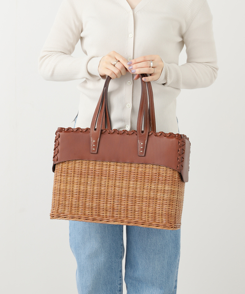 A VACATION/ア ヴァケーション RATTAN M バッグ 25SSA97-00-25