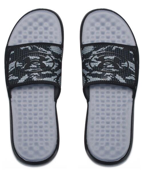 UNDER ARMOUR（アンダーアーマー）の「UAイグナイトプロ8 グラフィック スライド（トレーニング/メンズ）（サンダル・メンズ・ブラック系その他・26.0cm/28.0cm/29.0cm/27.0cm/30.0cm/25.0cm）」の3枚目の写真