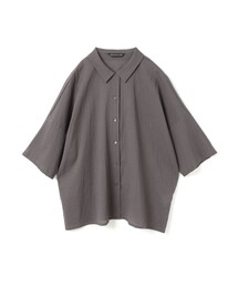 mizuiroind（ミズイロインド）の「mizuiro ind リップルワイドシャツ（シャツ/ブラウス・レディース）」