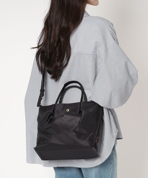 Ober Tashe（オーバータッシェ）の「肩楽撥水ナイロン 2WAYショルダー（ショルダーバッグ・レディース・ブラック/グレー/パープル系/ダークブラウン/ブルー系その他・FREE）」の22枚目の写真