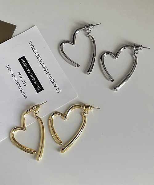 HALEY PESCA/ペアハートピアス（ピアス（両耳用））｜CERCA（チェルカ