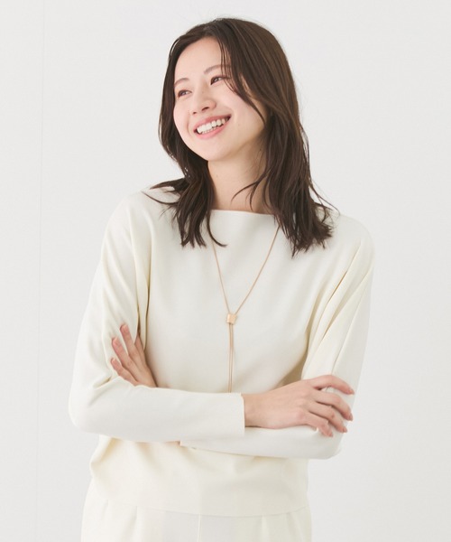 Jayro（ジャイロ）の「アクアドルマンスリーブプルオーバー（Tシャツ/カットソー・レディース・ホワイト/ネイビー/ブラック/グレー系その他・FREE）」の2枚目の写真