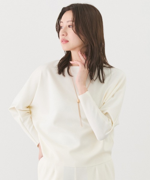 Jayro（ジャイロ）の「アクアドルマンスリーブプルオーバー（Tシャツ/カットソー・レディース・ホワイト/ネイビー/ブラック/グレー系その他・FREE）」の10枚目の写真