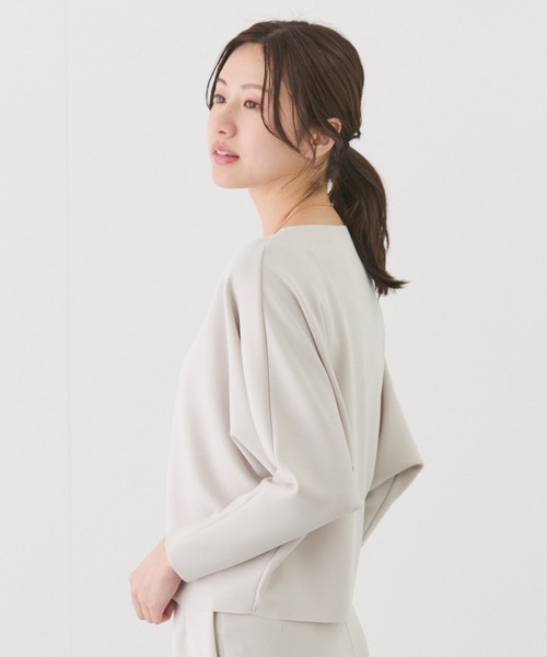 Jayro（ジャイロ）の「アクアドルマンスリーブプルオーバー（Tシャツ/カットソー・レディース・ホワイト/ネイビー/ブラック/グレー系その他・FREE）」の20枚目の写真