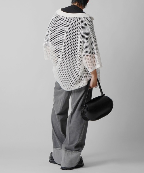 Confirm（コンファーム）の「スパンコール メッシュシャツ ユニセックス（シャツ/ブラウス・メンズ・グレー/ブラック/ホワイト・L/M）」の20枚目の写真