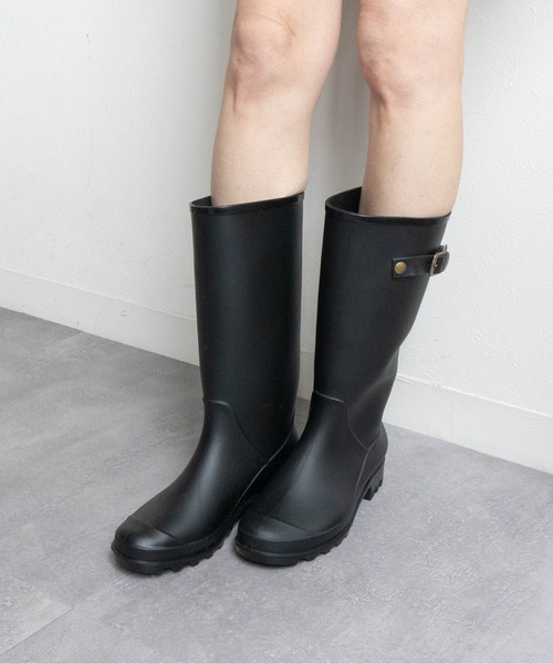 Fabby fabby(ファビィーファビィー)の「ミドルレインブーツ(レインシューズ・レディース・ブラック・SMALL/LARGE/MEDIUM)」の13枚目の写真